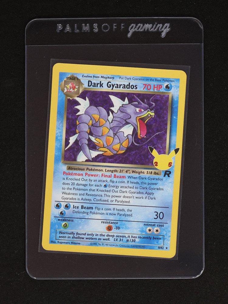 2000 Pokémon Team Rocket #8 Dark Gyarados — front