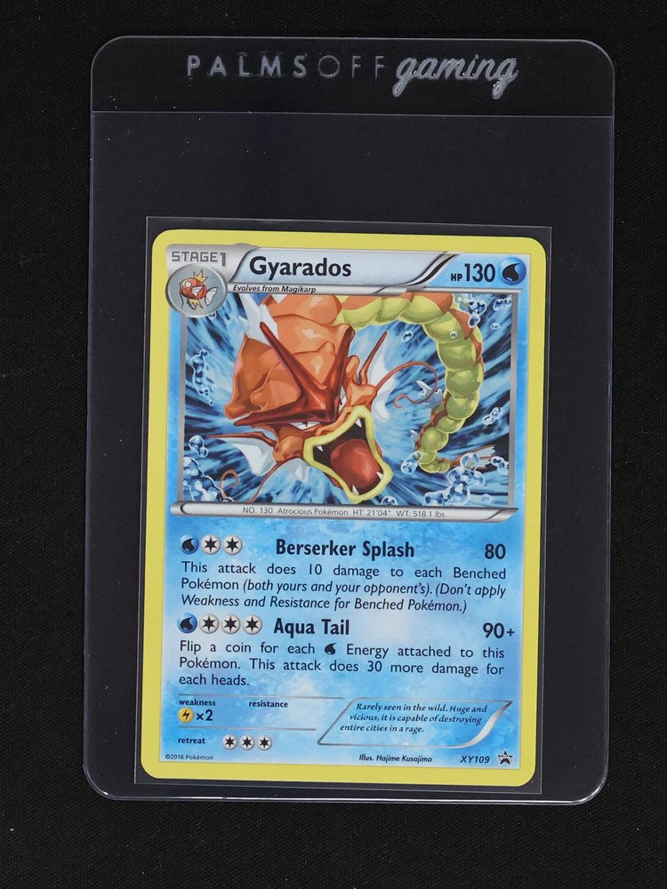 2016 Pokémon XY Black Star Promo #XY109 Gyarados — front