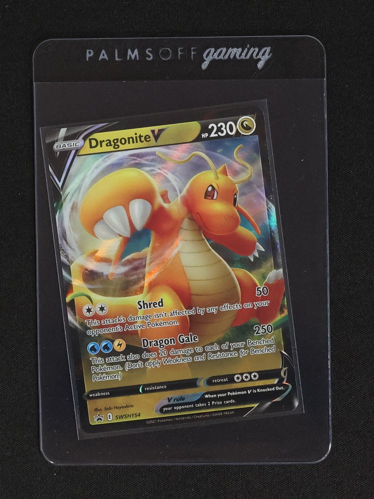 2021 Pokémon TCG #SWSH154 Dragonite V — front