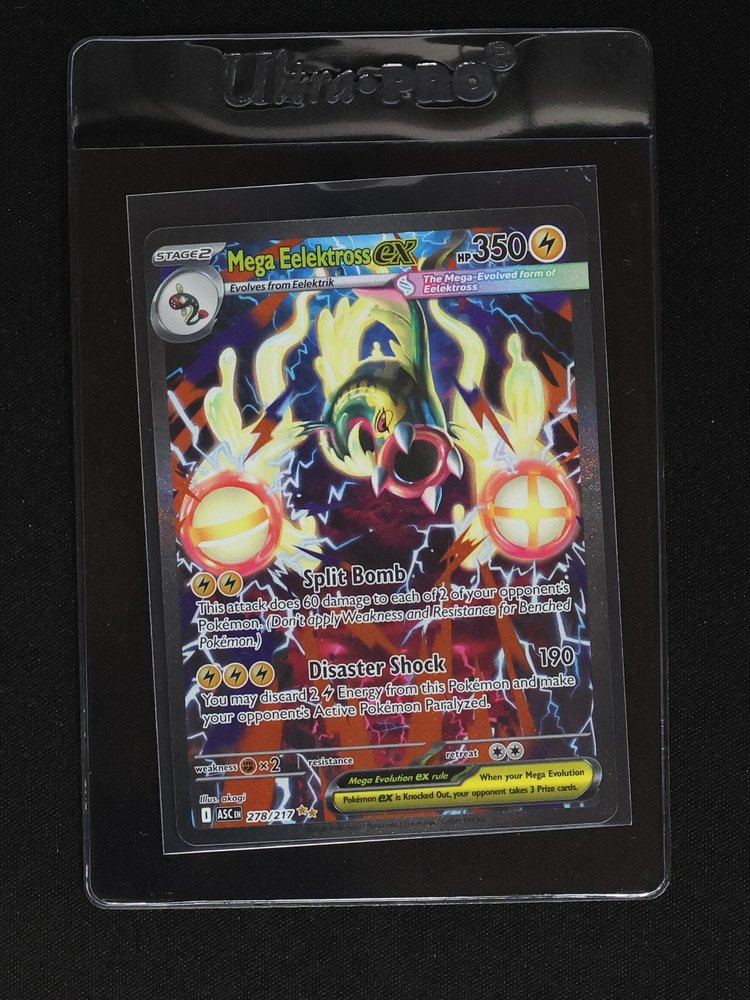 2016 Pokemon Mega Eelektross ex 278/217 Ascended Heroes — front