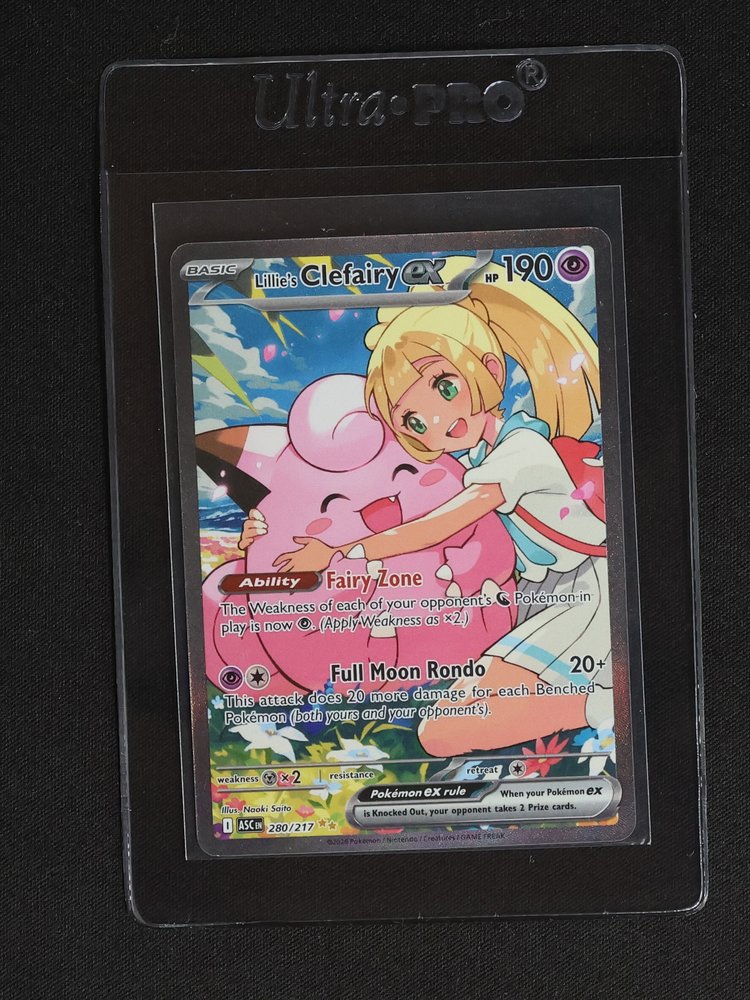 2025 Pokémon Ascended Heroes #280 Lillie's Clefairy ex — front