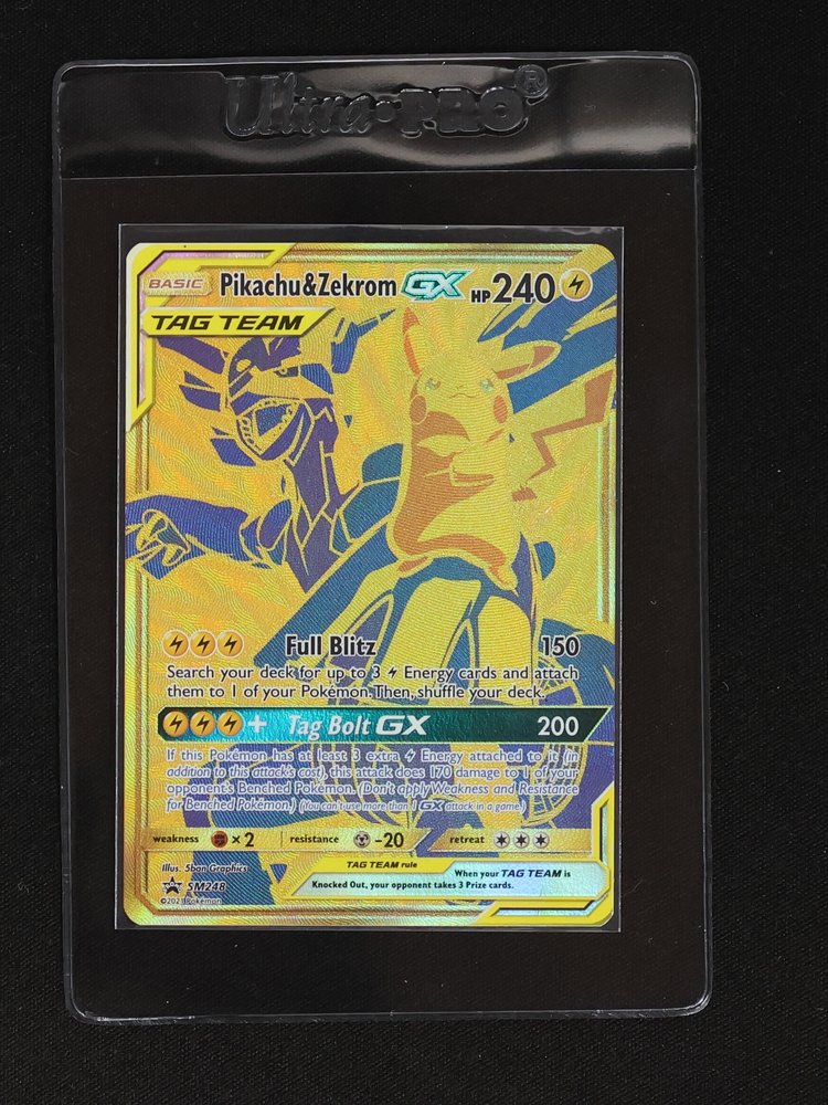 2021 Pokémon TCG SM Promo #SM248 Pikachu & Zekrom GX — front