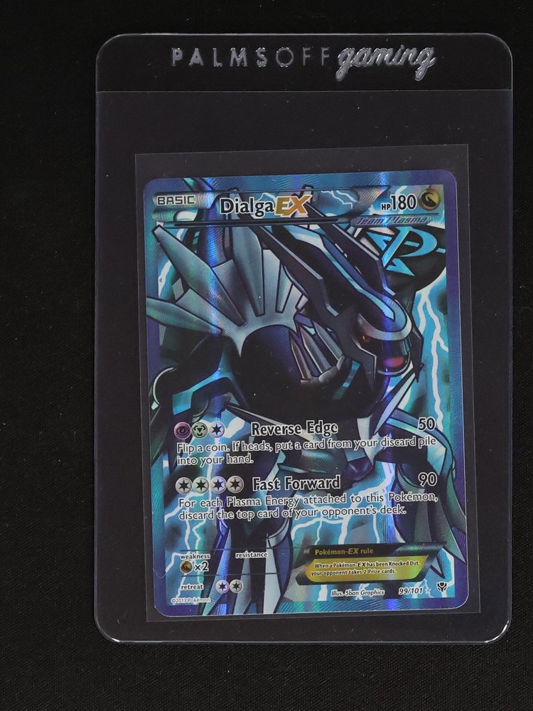 2013 Pokémon Plasma Blast #99 Dialga EX — front