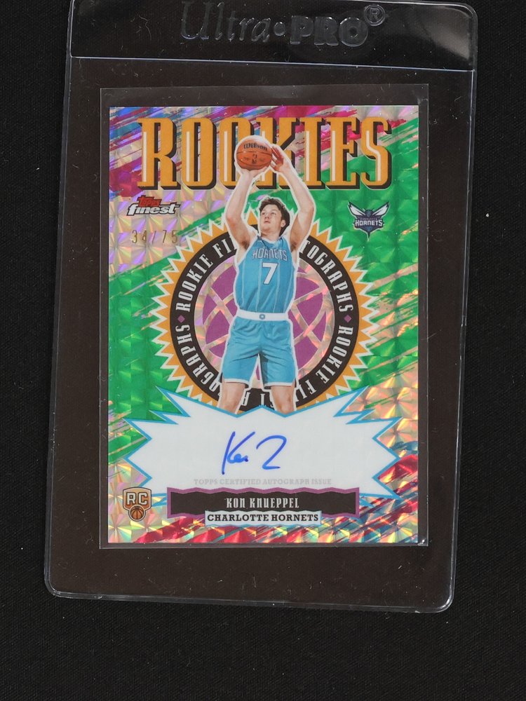 2025 Topps Finest #RFA-KK Kon Knueppel — front