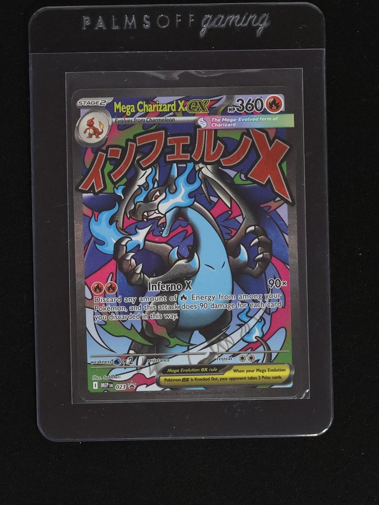 2025 Pokémon TCG Mega Charizard X EX #023 Black Star Promo — front