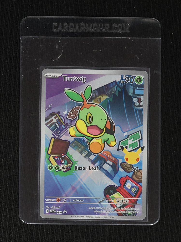 2026 Pokémon #040 Turtwig First Partners Promo Full Art Holo — front