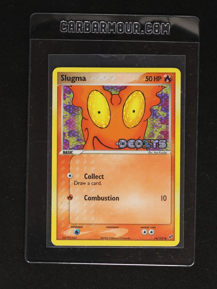 2005 Pokémon EX Deoxys #74 Slugma — front