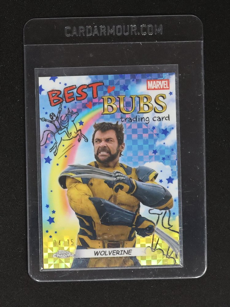 2025 Topps Chrome Deadpool #NC-2 Wolverine Best Bubs — front
