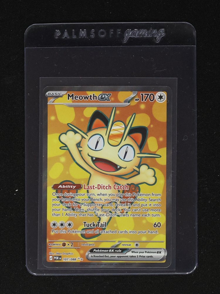 2026 Pokémon Meowth ex #107/088 — front