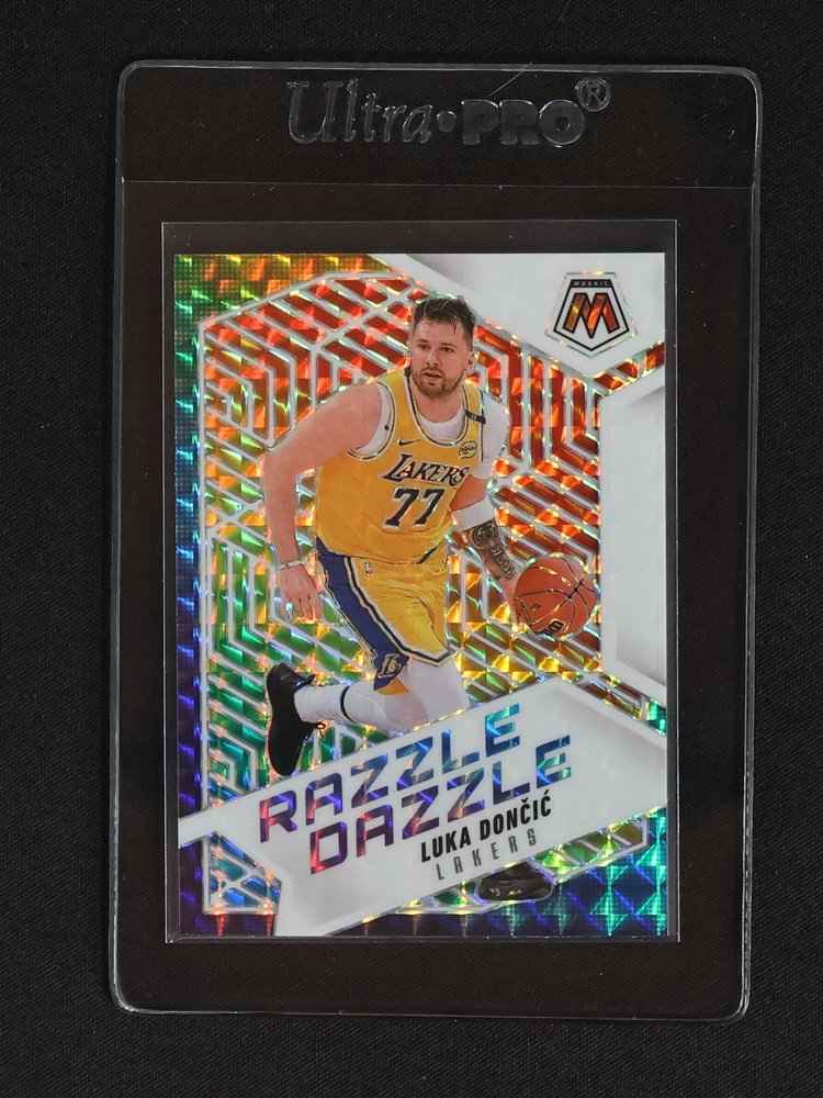 2024-25 Panini Mosaic #4 Luka Dončić Razzle Dazzle — front