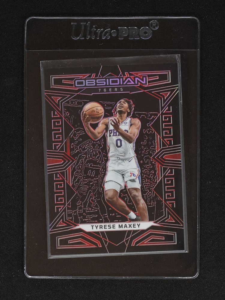 2022-23 Panini Obsidian #38 Tyrese Maxey — front