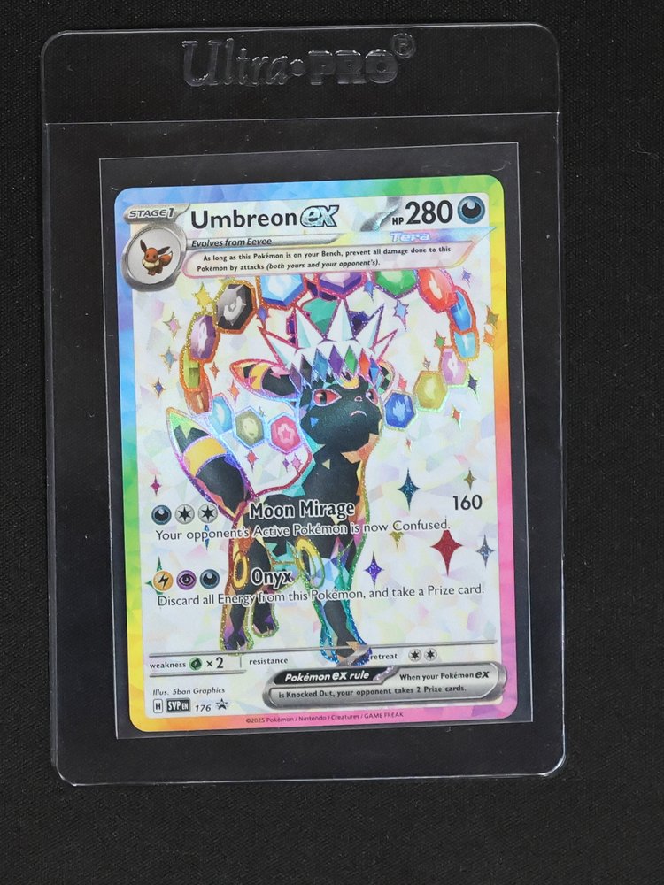 2025 Pokémon Umbreon ex #176 Scarlet & Violet Promo — front