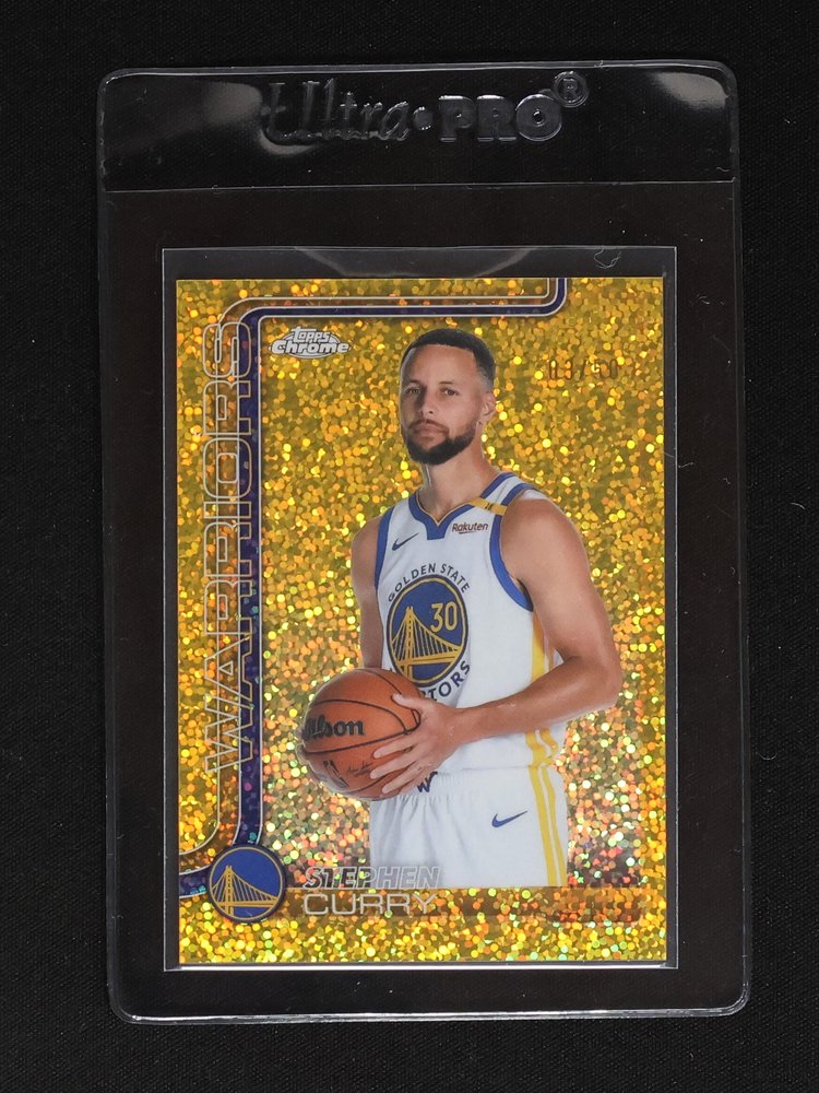 2025-26 Topps Chrome #201 Stephen Curry — front