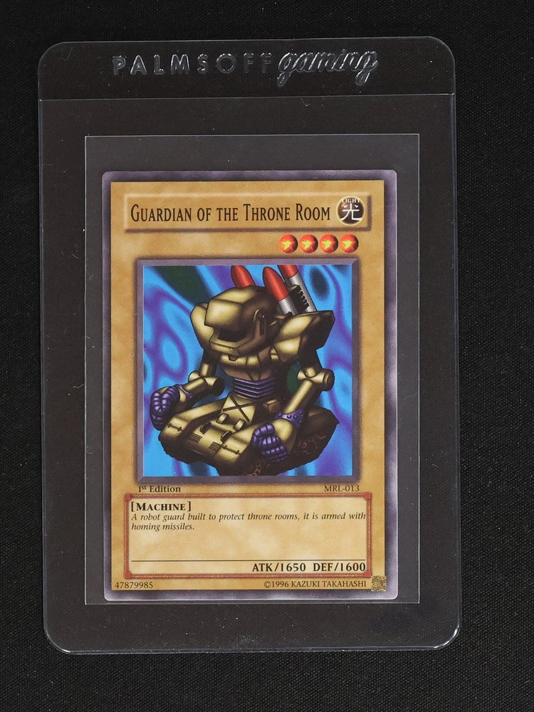 1996 Yu-Gi-Oh! MRL-013 Guardian of the Throne Room — front