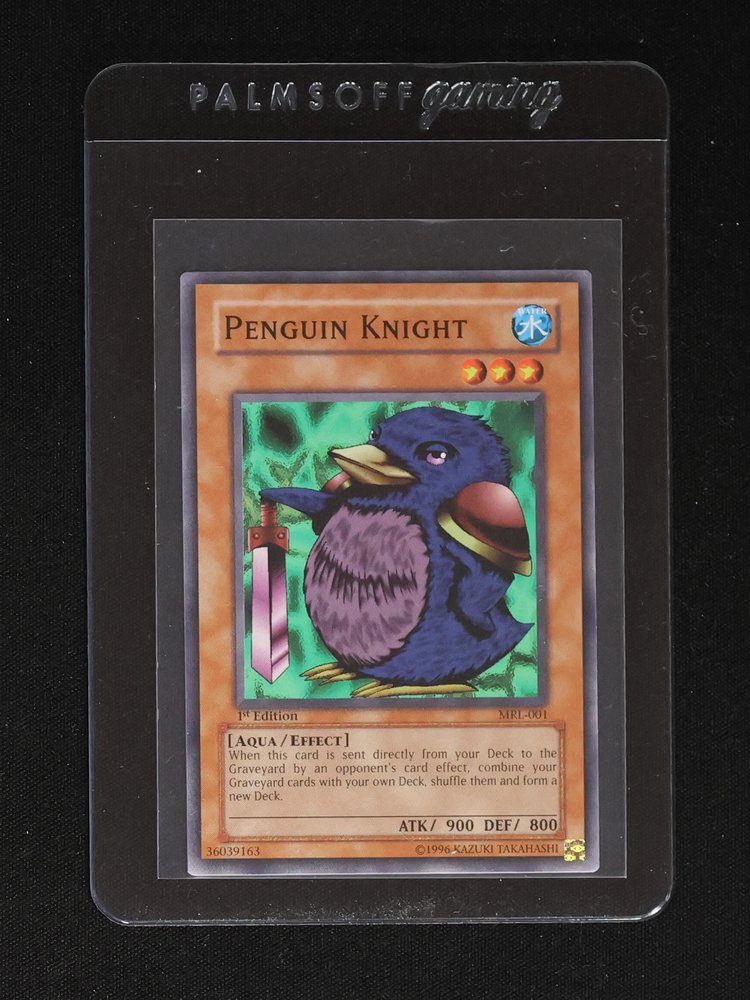 1996 Yu-Gi-Oh! MRL-001 Penguin Knight — front
