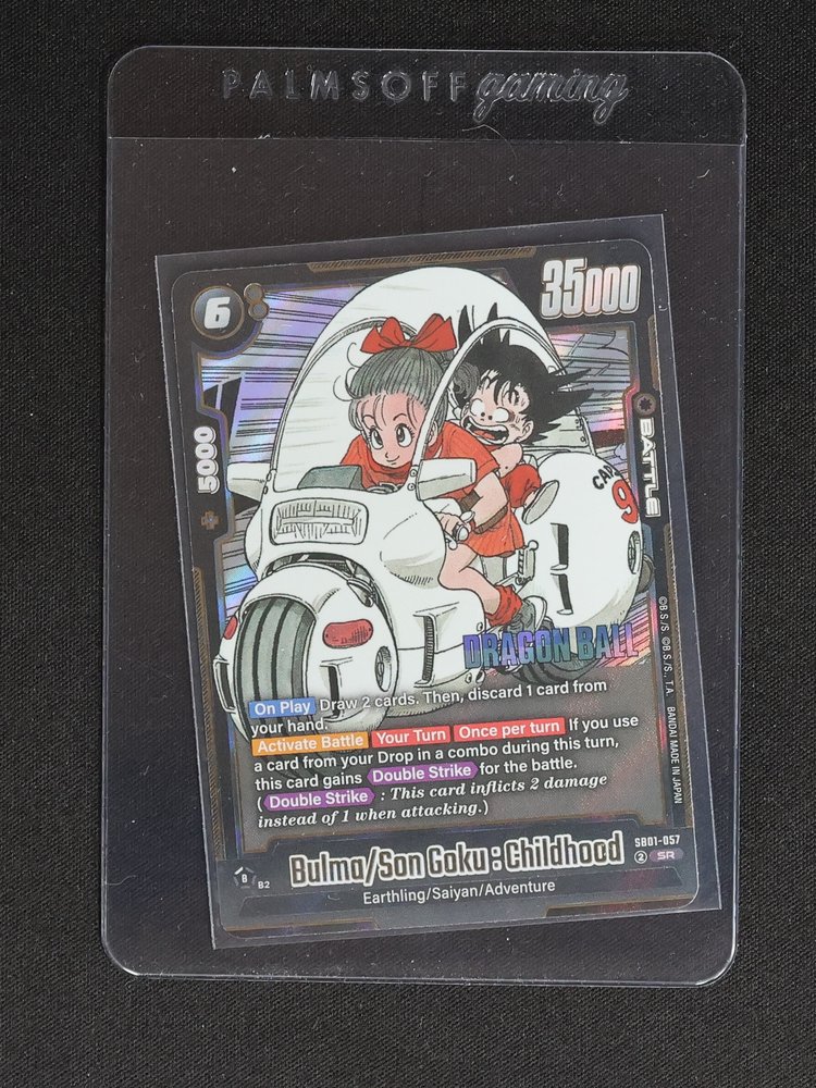 2025 Dragon Ball Super Fusion World Manga Booster #SB01-057 Bulma/Son Goku: Childhood — front