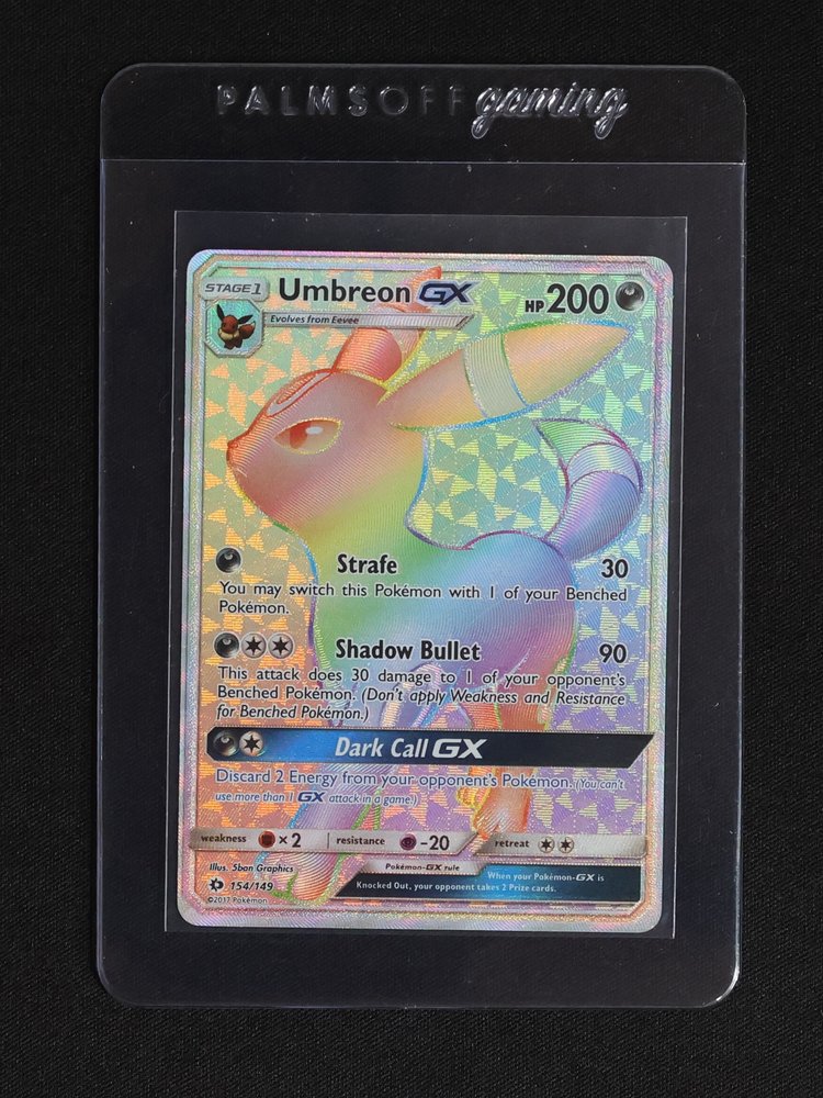 2017 Pokémon Sun & Moon #154 Umbreon GX — front