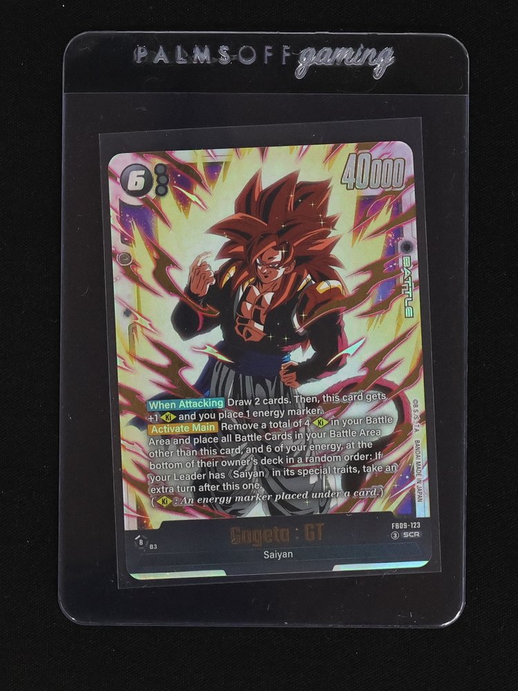 Dragon Ball Super Fusion World #FB09-123 Gogeta: GT SCR — front