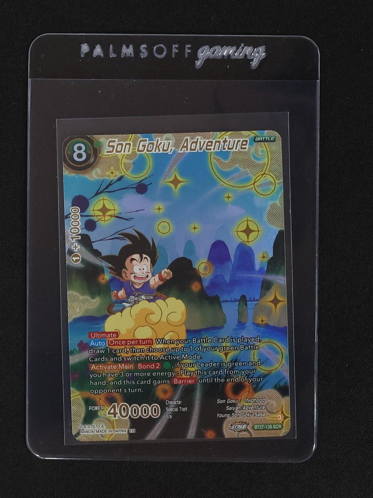 Dragon Ball Super Card Game 2022 BT27-139 Son Goku, Adventure — front