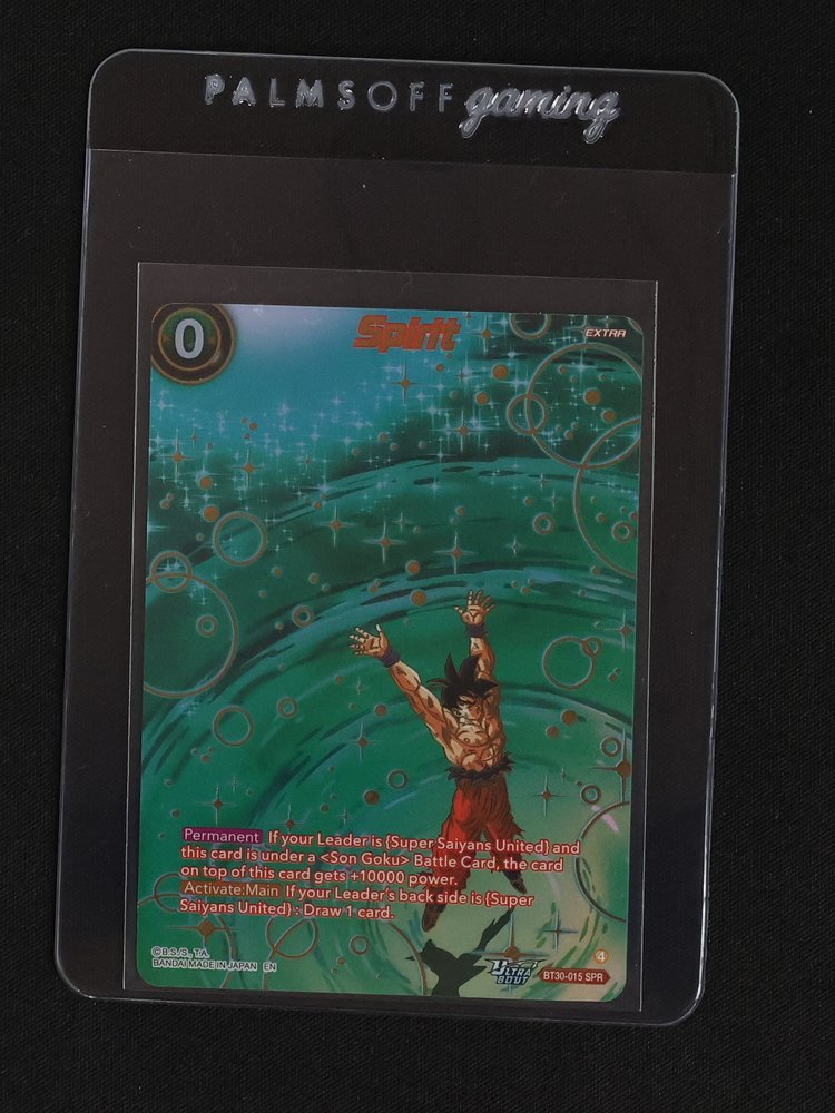 2023 Bandai Dragon Ball Super Card Game BT30-015 Spirit Son Goku SPR — front