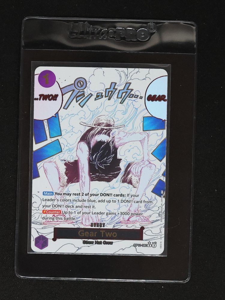 One Piece Card Game OP11-080 Gear Two Alternate Art — front