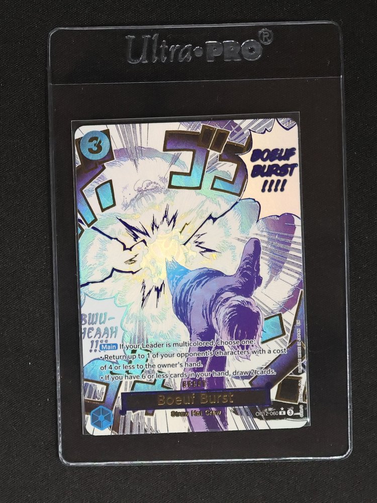 One Piece Legacy of the Master OP12-060 Boeuf Burst Alternate Art Parallel — front
