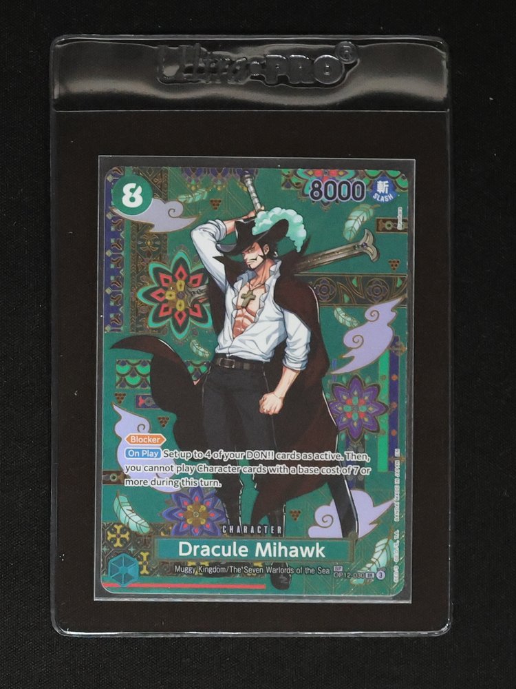2026 One Piece OP12-030 Dracule Mihawk — front