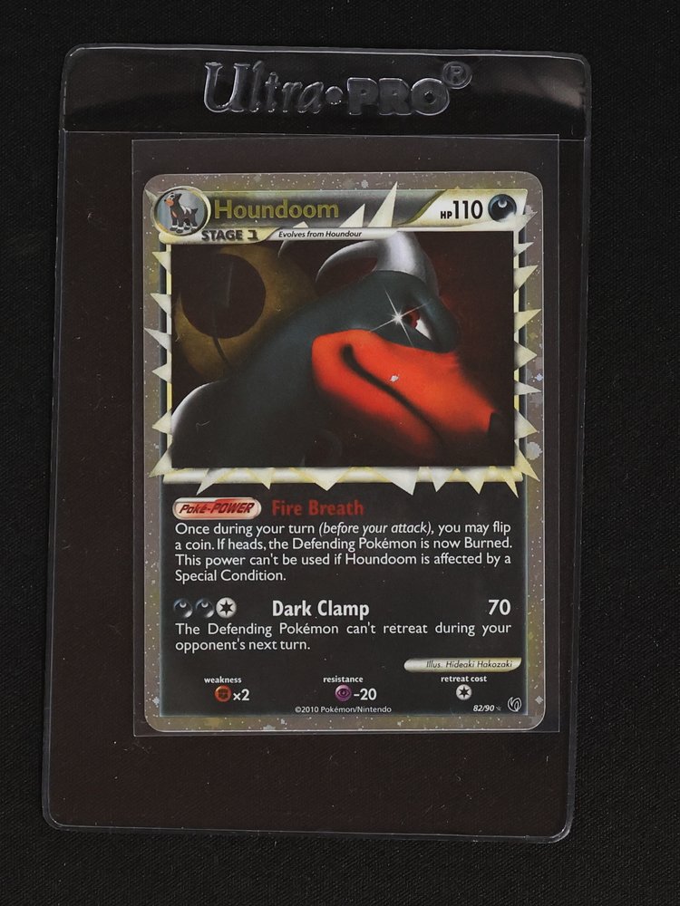 2010 Pokémon Undaunted #82 Houndoom Prime — front