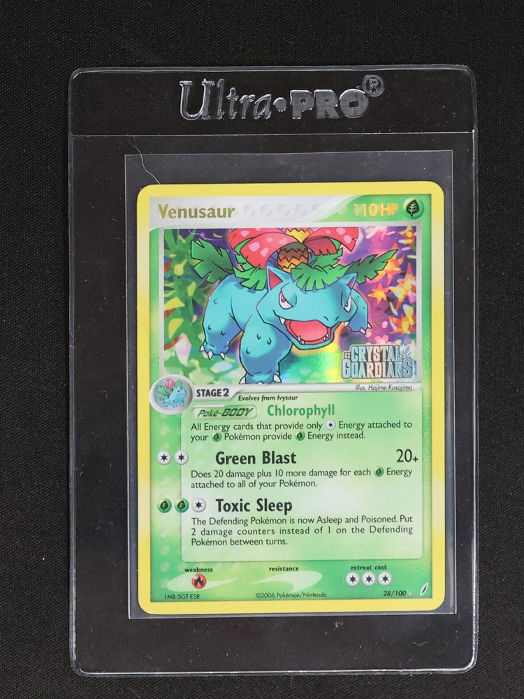 2006 Pokémon EX Crystal Guardians #28 Venusaur — front
