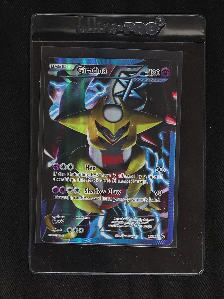 2013 Pokémon Black & White Promo #BW74 Giratina Team Plasma — front