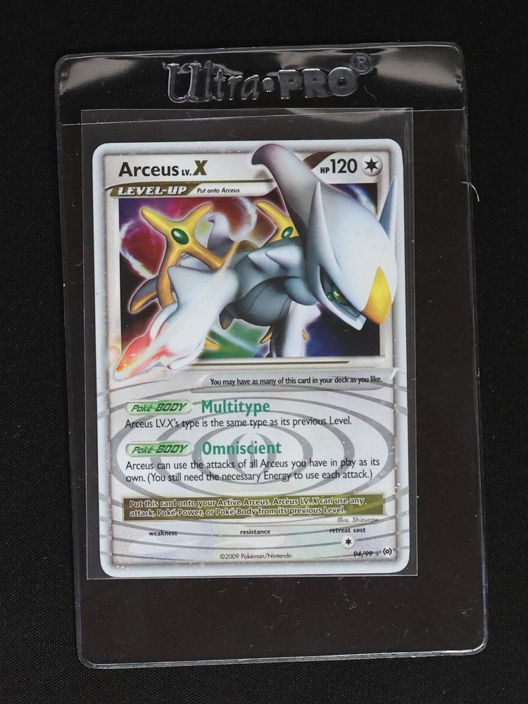 2009 Platinum Arceus #94 Arceus Lv. X — front