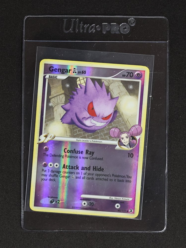 2009 Pokémon Rising Rivals #40 Gengar GL — front