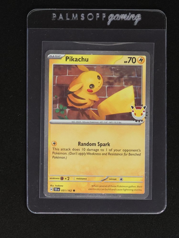2026 Pokémon #051 Pikachu — front