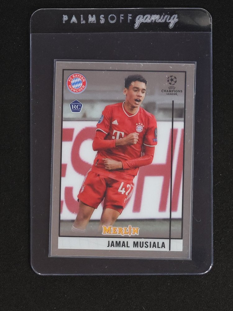 2020-21 Topps Merlin #73 Jamal Musiala Rookie FC Bayern Munchen — front