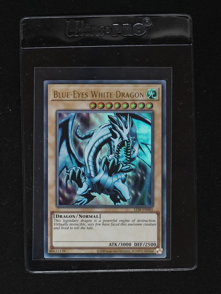2020 Yu-Gi-Oh! LOB-EN001 Blue-Eyes White Dragon — front