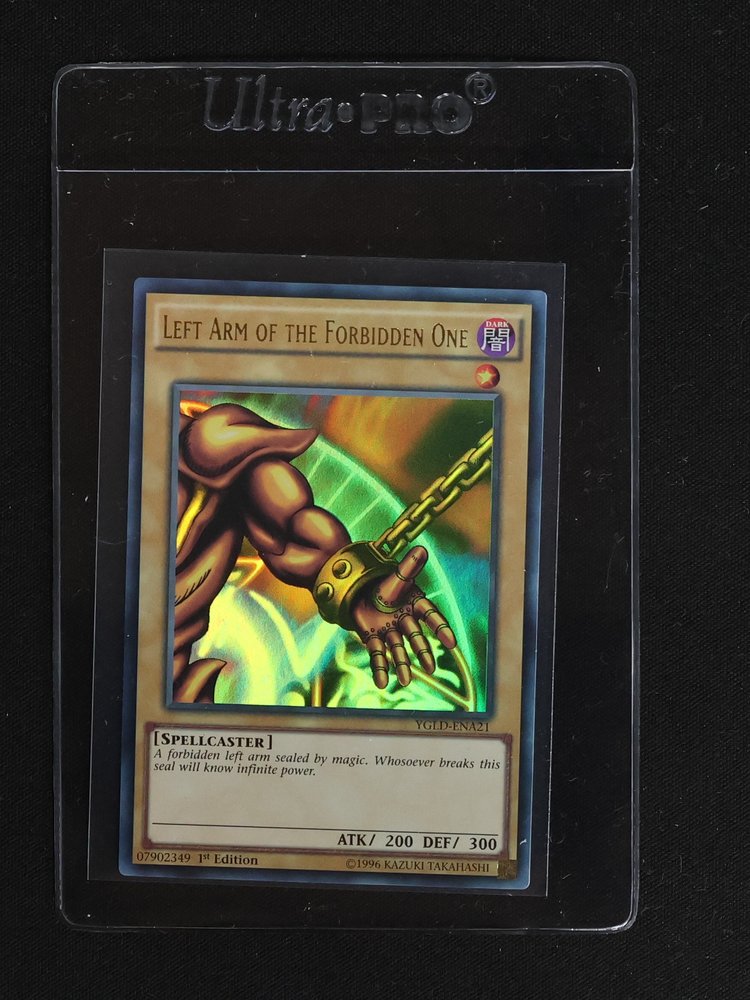 Yu-Gi-Oh! Left Arm of the Forbidden One YGLD-ENA21 — front