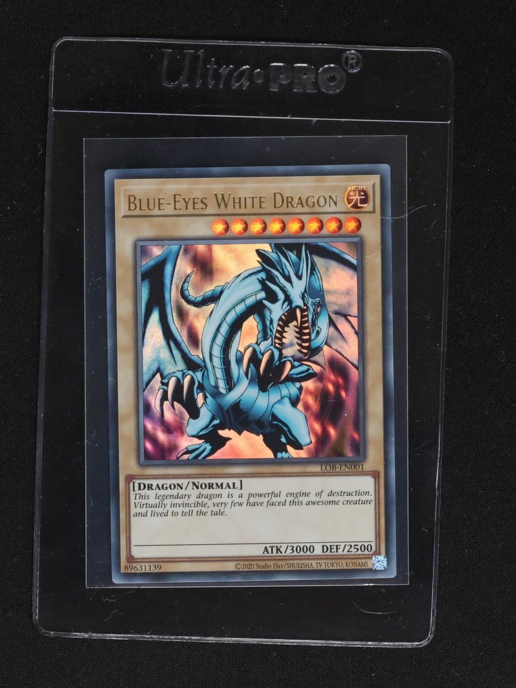 2020 Yu-Gi-Oh! LOB-EN001 Blue-Eyes White Dragon — front