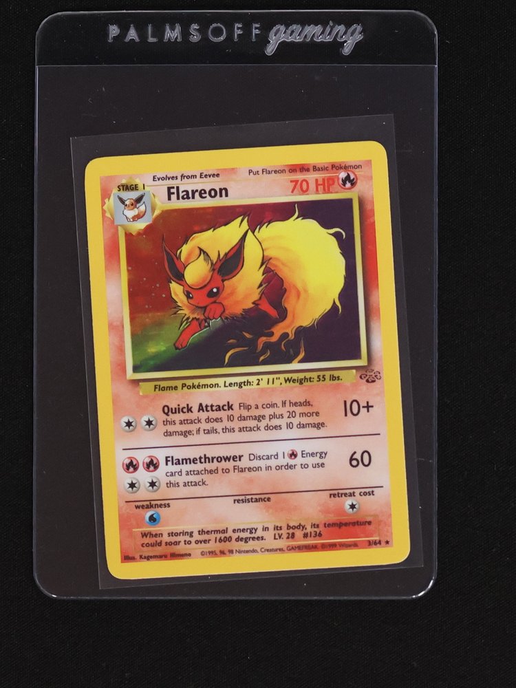 1999 Pokémon #3 Flareon — front