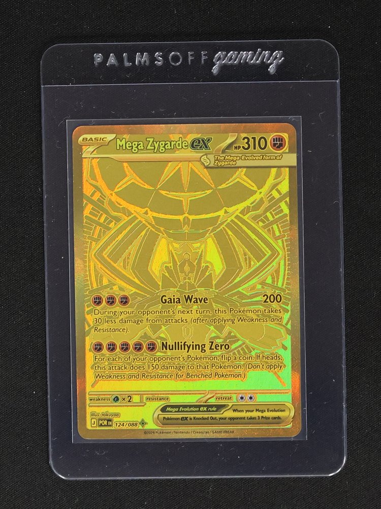 2016 Pokémon Mega Zygarde EX #124 — front
