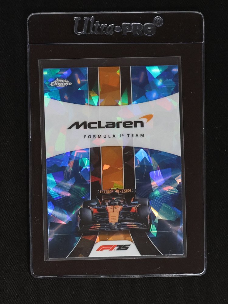 2025 Topps Chrome Sapphire Formula 1 #176 McLaren F1 Team — front