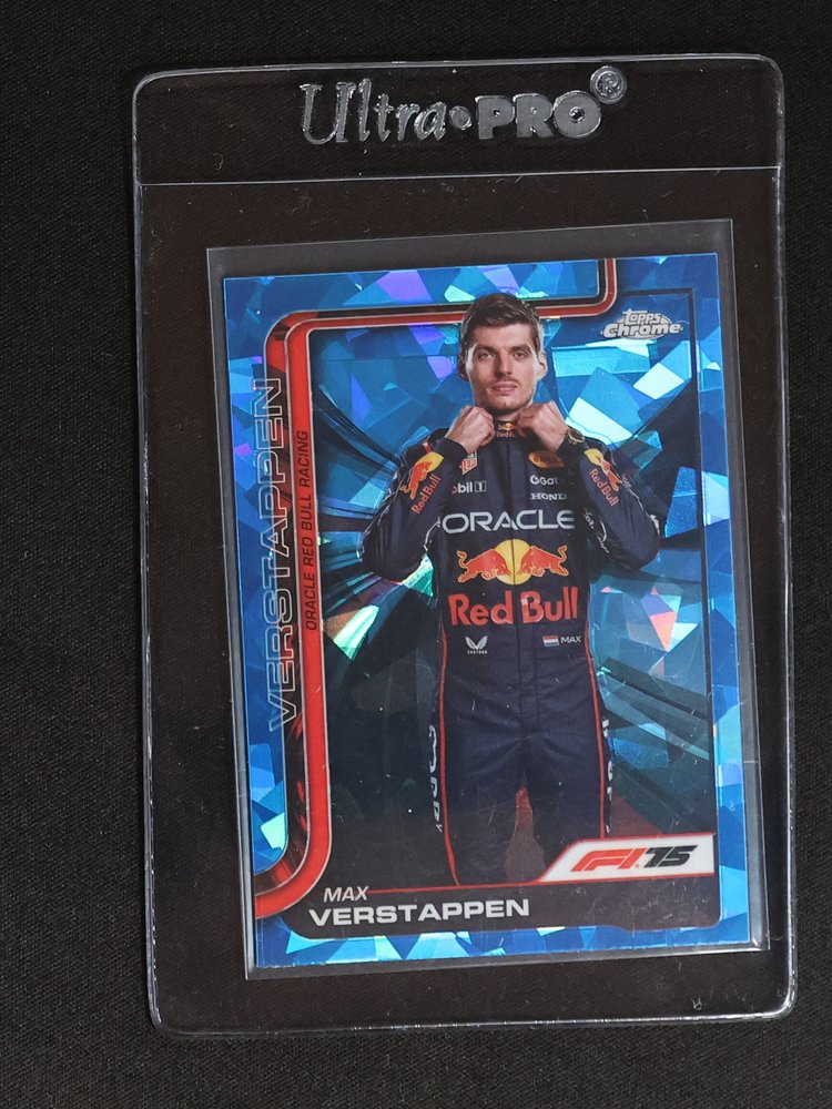 2025 Topps Chrome Sapphire Formula 1 F1 Max Verstappen Portrait #1 — front