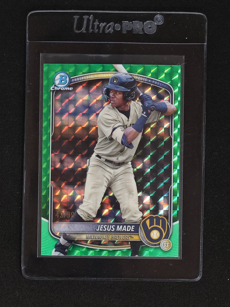 2025 Bowman Chrome #BCP-245 Jesus Made — front