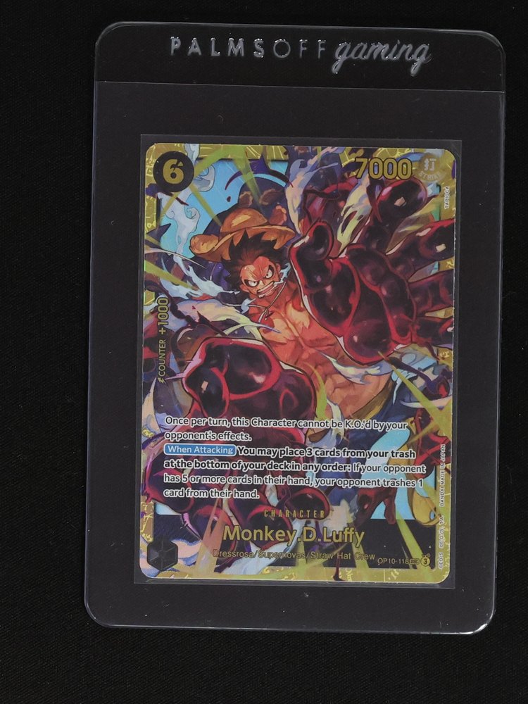 2025 One Piece Royal Blood OP10 Monkey.D.Luffy Secret Rare #OP10-118 — front