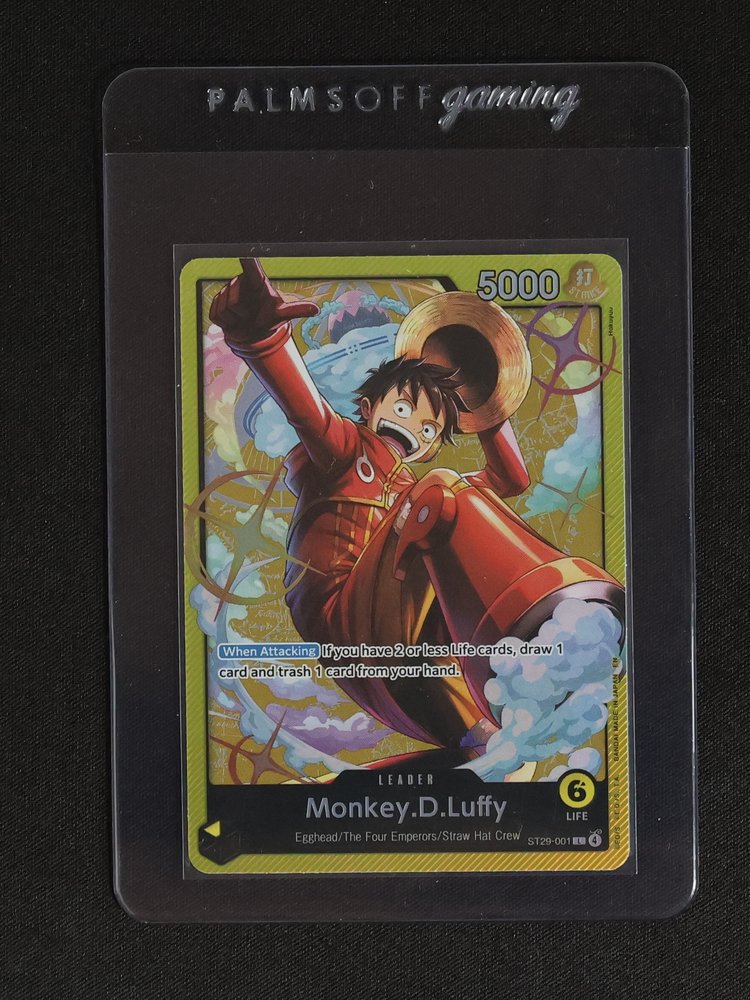 One Piece Card Game ST29-001 Monkey.D.Luffy Leader — front