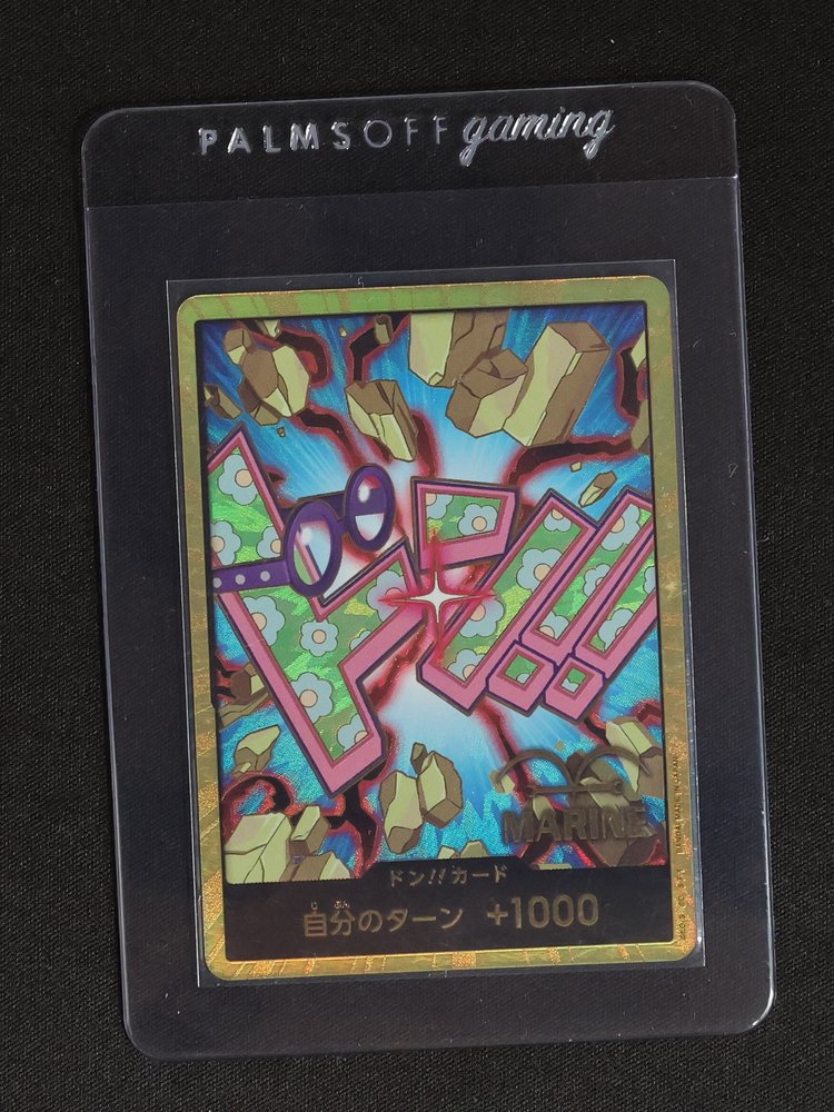 One Piece Card The Best Vol.2 PRB-02 Koby Don!! Card Gold Frame — front