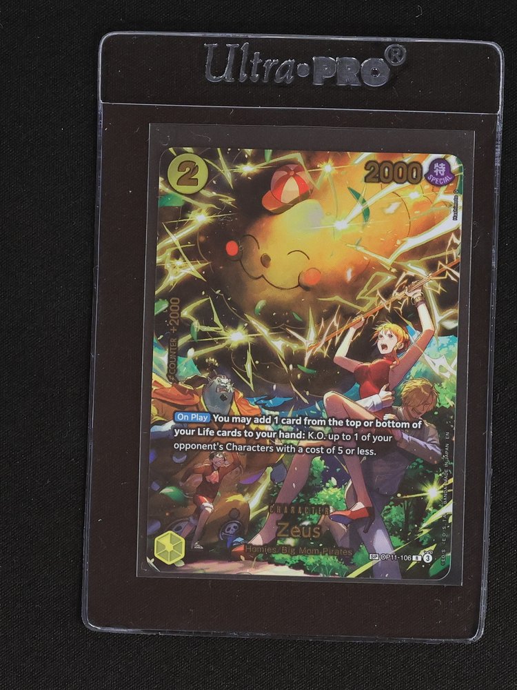 One Piece TCG 2023 OP11-106 Zeus — front