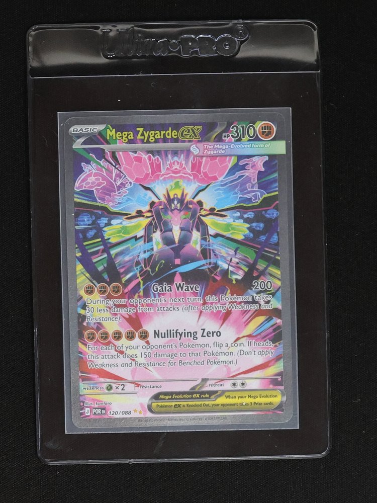 2016 Pokémon Mega Zygarde EX #120 — front