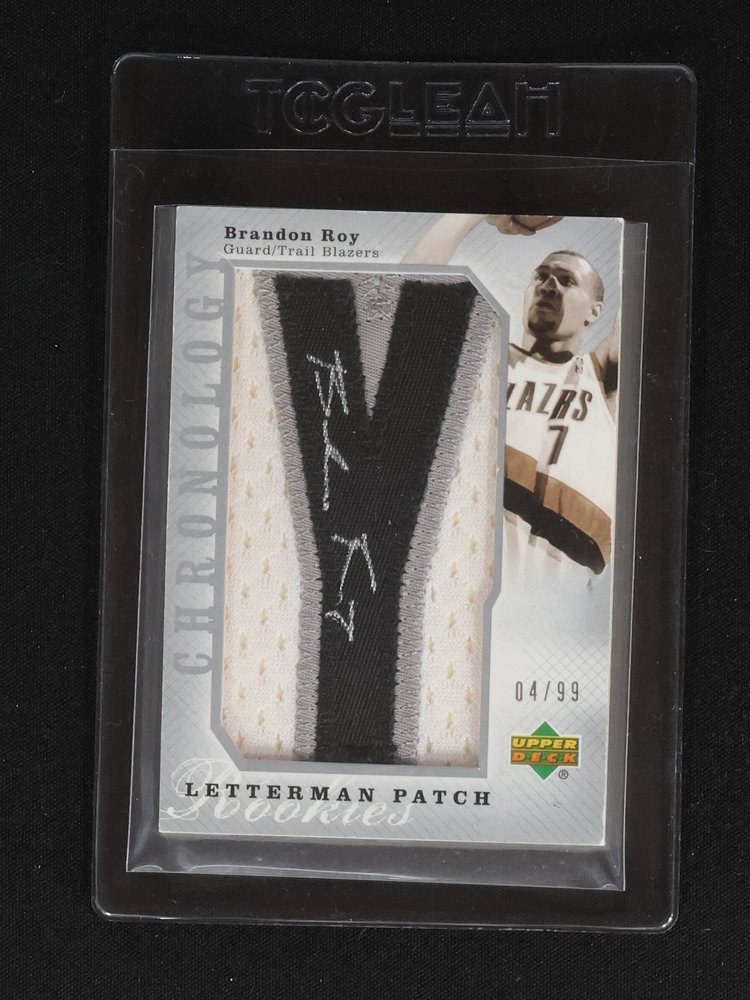 2007-08 Upper Deck Chronology Letterman Patch Brandon Roy — front