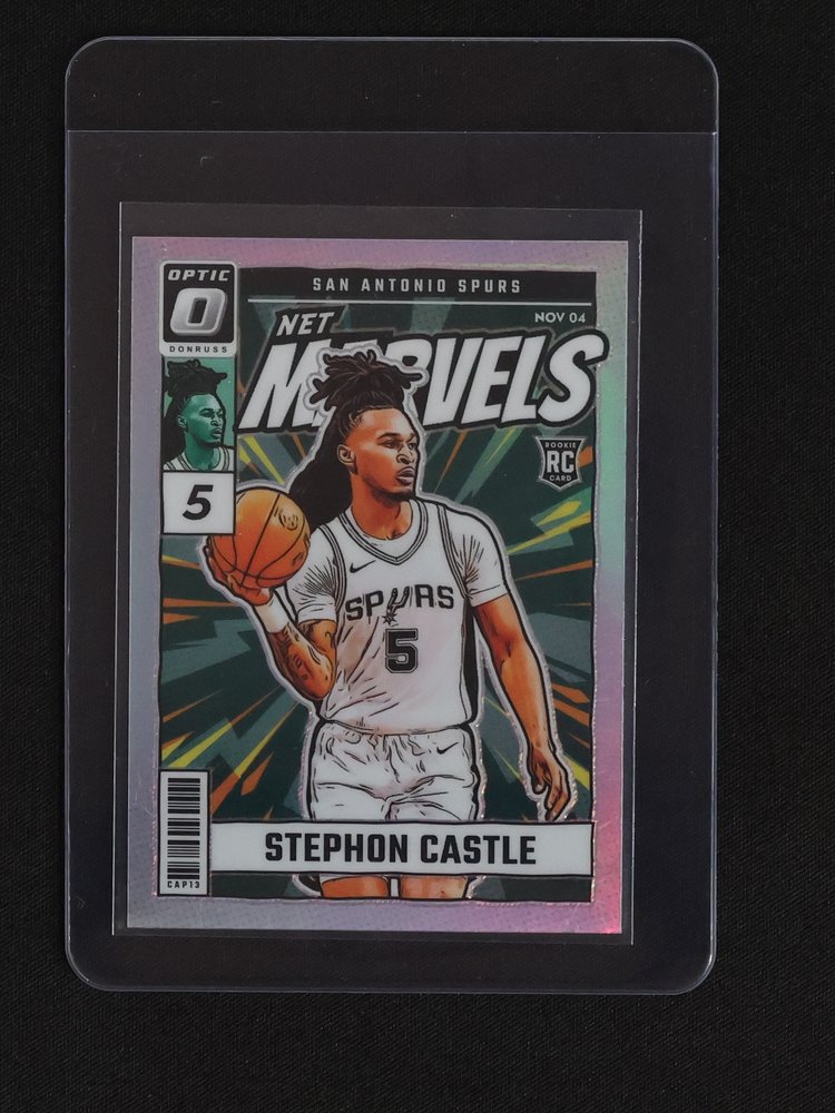2024-25 Donruss Optic #12 Stephon Castle Net Marvels — front