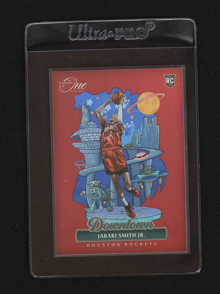 2022-23 Panini One and One #18 Jabari Smith Jr. Downtown — front